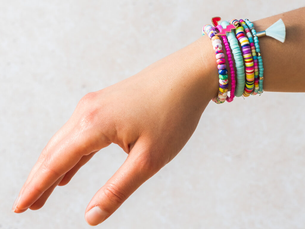 Bright Beaded Bracelet Making Kit | Stackable Jewellery Craft Kit