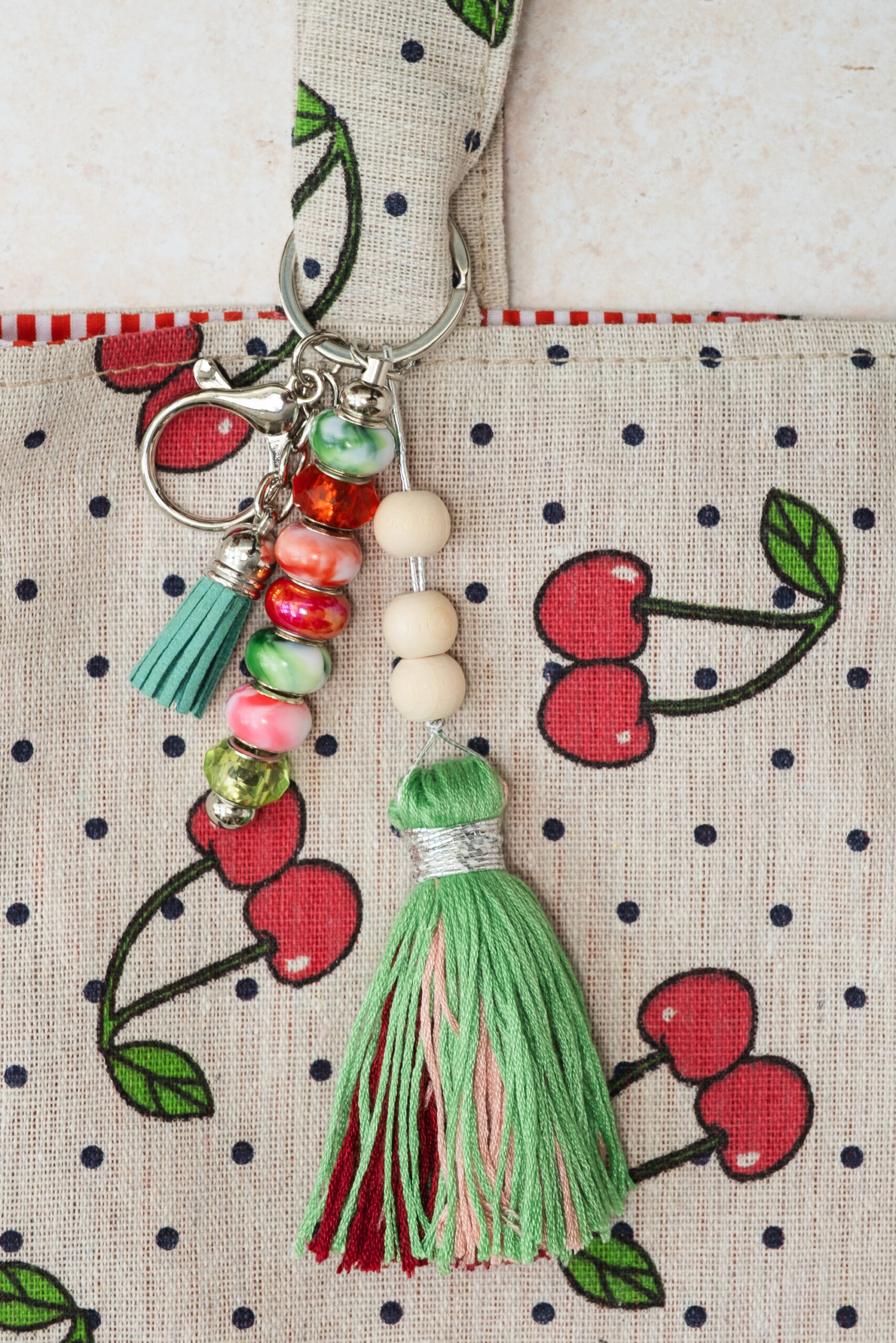 Cherry Tote Bag Sewing Kit | Beginner Friendly Craft Project (Video Tutorial) - Image 5